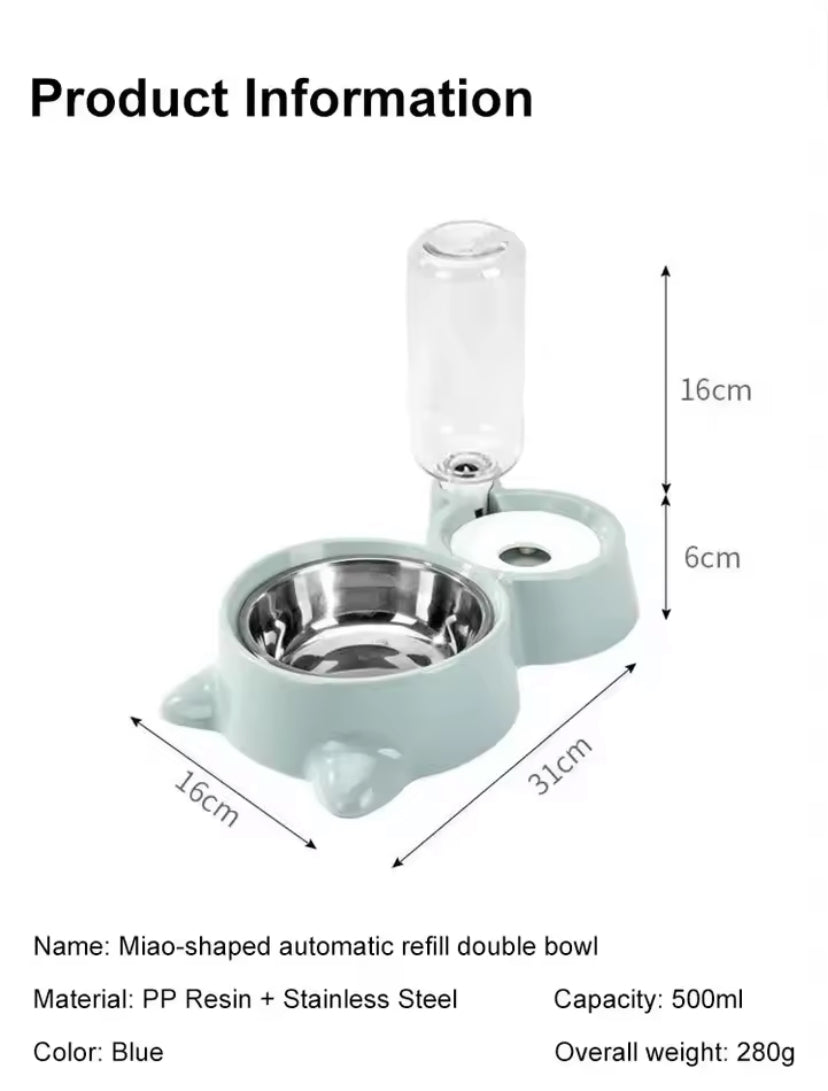 Double gamelle pour chien – Nourriture et eau
