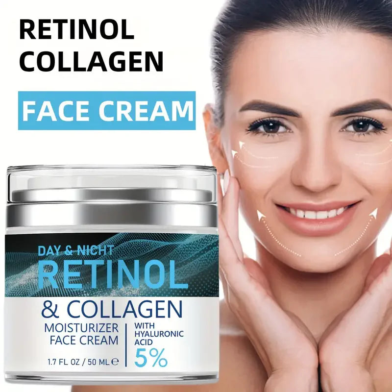 Advanced Anti-Aging Cream: Retinol & Collagen for Visibly Firmer, Younger-Looking Skin