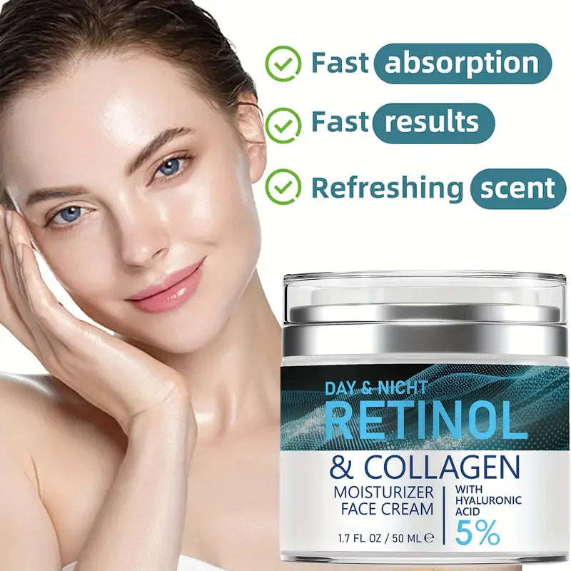 Advanced Anti-Aging Cream: Retinol & Collagen for Visibly Firmer, Younger-Looking Skin